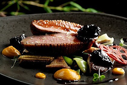 Sous-vide gegaarde eendenborst